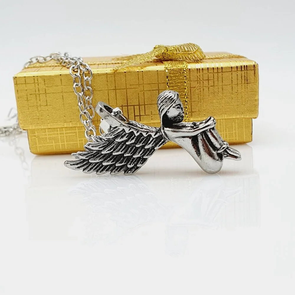 Saint Girl Angel Necklace for Men/Women, BL55590020